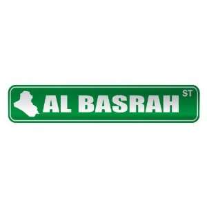   AL BASRAH ST  STREET SIGN CITY IRAQ