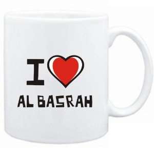  Mug White I love Al Basrah  Cities