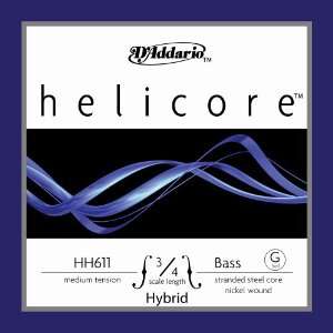  DAddario HH611M B10 Helicore Hybrid Bass 10 Single G 