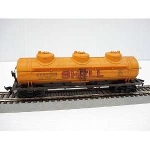  Shell 3 Dome Tank Car #1245 HO Scale by Crown Toys 