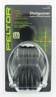 Peltor Shotgunner Folding Hearing Protection Black   NRR 21 Ear Muffs 