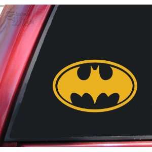 Batman Bat Symbol Vinyl Decal Sticker   Mustard