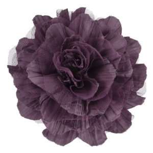  Latoya Ruffle Flower 8  Eggplant Arts, Crafts & Sewing