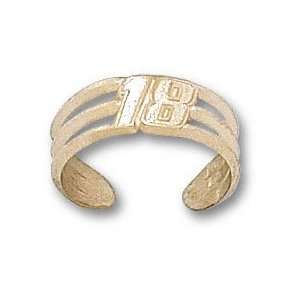 Bobby Labonte #18 Solid 10K Gold Toe Ring Sports 
