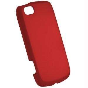   Rubberized Red Snap on Cover for LG Sentio GS505 