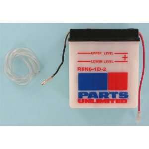  Parts Unlimited Economy Battery R6N61D2 