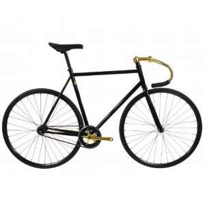 Tommaso Augusta Digger Track Bike Black With Additional Gold Seatpost 