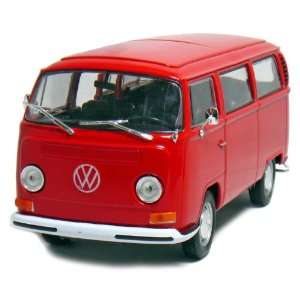  1972 VW Bus T2 1/24 Scale, Red. Toys & Games