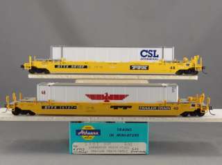   ATHEARN GUNDERSON HUSKY STACK TRAILER TRAIN CONTAINER WELL CAR  2