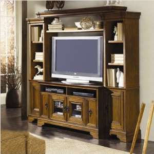 Lansford Park LNP10048 Chesterfield 47 TV Stand in Distressed Rich 