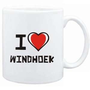  Mug White I love Windhoek  Cities