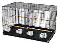 Aviary Breeding Bird Cage 30x18x18 W/Divider   2464AS  