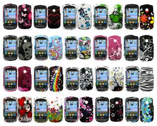 Brand New TracFone LG 800G Snap on hard cover case Magic bean Design 4 