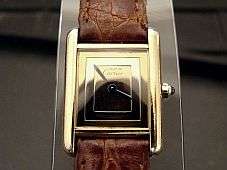 Highly Collectible CARTIER Vermeil 18K Gold Womens Vintage Watch. ALL 