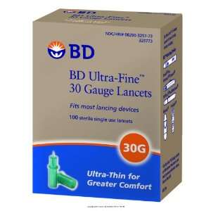  BD Ultra Fine Lancet, Lnct Ultra Fine Sngl Use St, (1 BOX 