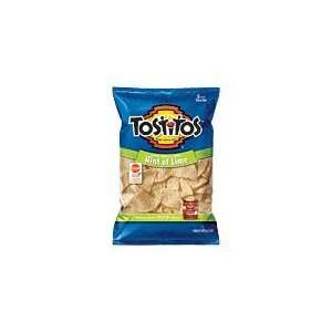 Tostitos hint of lime, 100% white corn tortilla chips 13 oz  