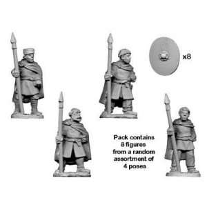  Crusader Miniatures Rank and File Romano British Spearmen 