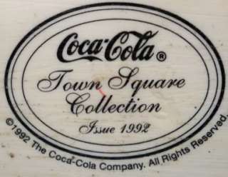 1992 Coca Cola Town Square Collection Horse Drawn Wagon Cart Cartons 