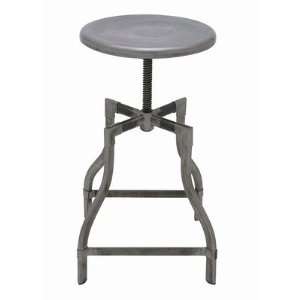  Torsion Stool in Silver