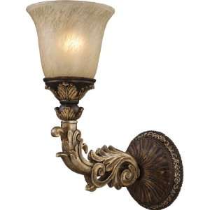  1 Light Wall Sconce In Burnt Bronze