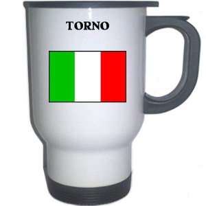  Italy (Italia)   TORNO White Stainless Steel Mug 