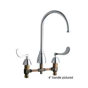 Chicago Faucets 201 AGN8AFC319CP Chrome Manual Deck Mounted 8 
