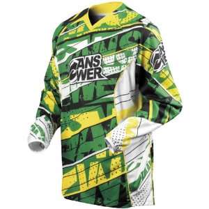 Answer Alpha Air Jersey , Size Md, Color Yellow/Green, Style Alpha 