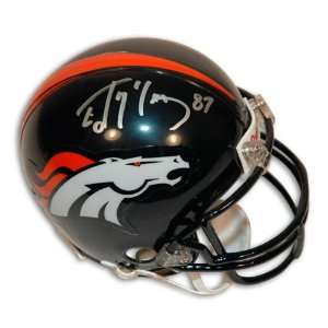   Denver Broncos Autographed Mini Helmet 