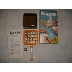  Vintage 1983 Boggle Game with Bonus Challenge Cube Toys 
