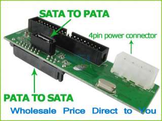 PATA to SATA Serial ATA Bidirectional Converter Adapter  