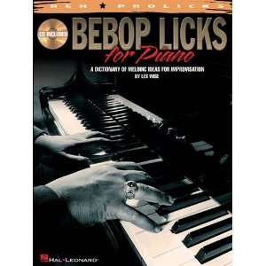  Bebop Licks for Piano   Songbook and CD Package Musical 