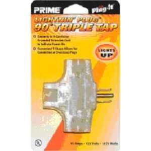  PRIME ADP20000 Lightnin Plug 90 Degree Triple Tap Power 