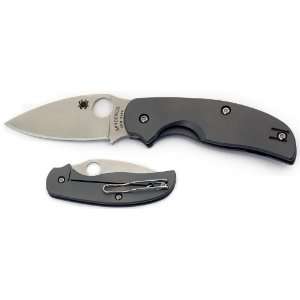 Spyderco Knives Sage 2 Titanium Handle Folding Knife 3 S30V Plain 