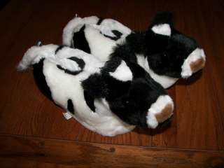 LITTLE CALVES Baby Cow Animal Feet House Slippers Size Kids Large 