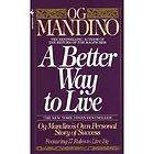 Better Way to Live by Og Mandino, NEW 9780553057171  