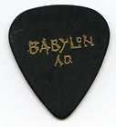 BABYLON AD 1992 Sacred Tour Guitar Pick RON FRESCHI custom concert 