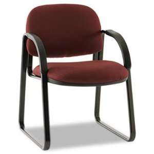   Guest Arm Chair, Tectonic Fabric, Wine HON6008NT69T Electronics