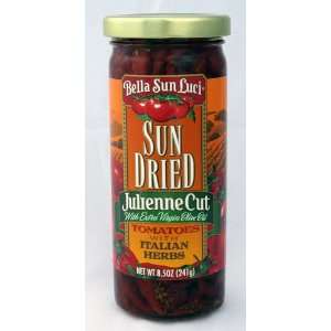 Bella Sun Luci Sun Dried Tomatoes in 100% olive oil & herbs   Julienne 