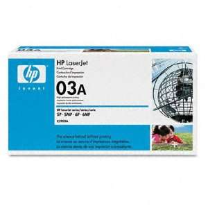  New C3903A (HP 03A) Toner 4000 Page Yield Black Case Pack 