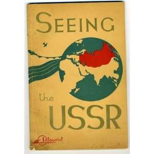  Seeing the USSR Intourist Book 1930s Sepia Photos 