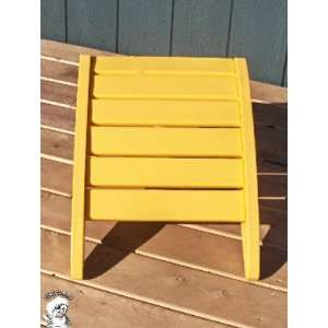  PHAT TOMMY Outdoor Poly Patio Footrest Ottoman Sunshine 