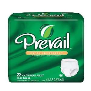  Prevail Underwear Extra Absorbency Youth/Small Case/88 (4 