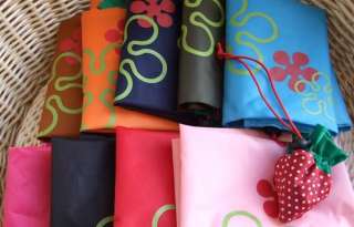New Hot Strawberry Nylon Foldable Reusable Shopping Bag  