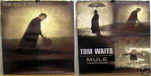 TOM WAITS Mule Variations 24x24 2 Sided PROMO POSTER  