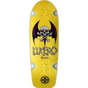 Black Label Lucero R.i.p. Yellow Deck 10.25 Emergency Bl. Skateboard 