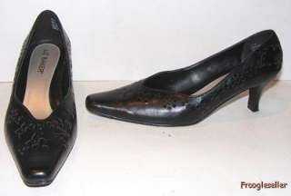 Liz Baker womens heels pumps shoes 7.5 M black  
