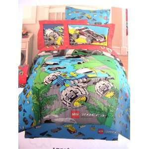  Lego Racer Bedding Comforter & Sheet Set
