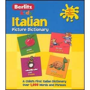  Berlitz 463909 Italian Berlitz Kids Picture Dictionary 