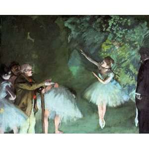 Oil Painting Ballet sample Edgar Degas Hand Painted Art  