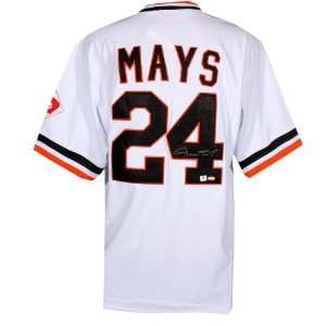  Autographed Willie Mays Jersey   GAI   Autographed MLB 